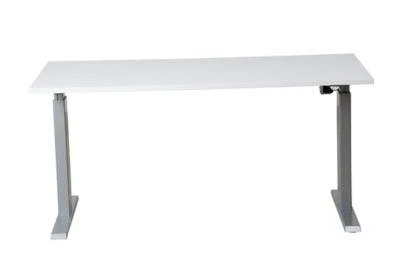 PROREGAL Elektrisch Höhenverstellbarer Schreibtisch Zebra | HxBxT 70-116x140x80 Cm | Weiß-Weiß 4 PROREGAL Elektrisch Höhenverstellbarer Schreibtisch Zebra | HxBxT 70-116x140x80 Cm | Weiß-Weiß – Bild 4