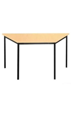 Trapeztisch - 750 X 1600 X 800 Mm - RAL 9005 Tiefschwarz/Buche-Dekor -Büromöbel Geschäft 01cef3ec aff0 4652 8d12 ff82efbd919f 1