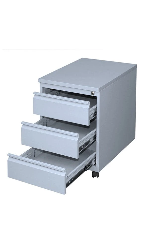 Holz-Rollcontainer ECO 3 Schubladen 595 X 405 X 500 Mm Lichtgrau 3 Holz-Rollcontainer ECO 3 Schubladen 595 X 405 X 500 Mm Lichtgrau – Bild 3