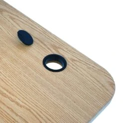 Schreibtisch HWC-D40, Computertisch, Elektrisch Höhenverstellbar 160x80cm 53kg ~ Hellbraun, Weiß -Büromöbel Geschäft 02cba3ba 13e2 4bed b40b 11fd7bc33c0c