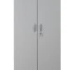 PROREGAL Aktenschrank Beetle | HxBxT 195x92x42 Cm | Silber-Grau