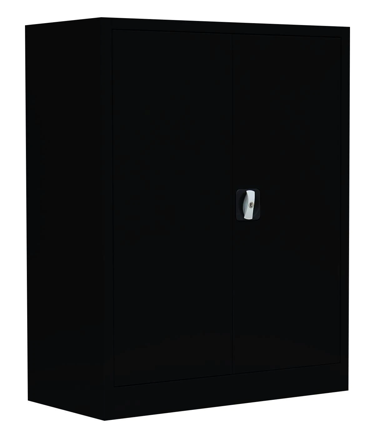 Stahl-Aktenschrank Metallschrank Abschließbar Büroschrank 100 X 80 X 38,3cm Schwarz 530319 1 Stahl-Aktenschrank Metallschrank Abschließbar Büroschrank 100 X 80 X 38,3cm Schwarz 530319