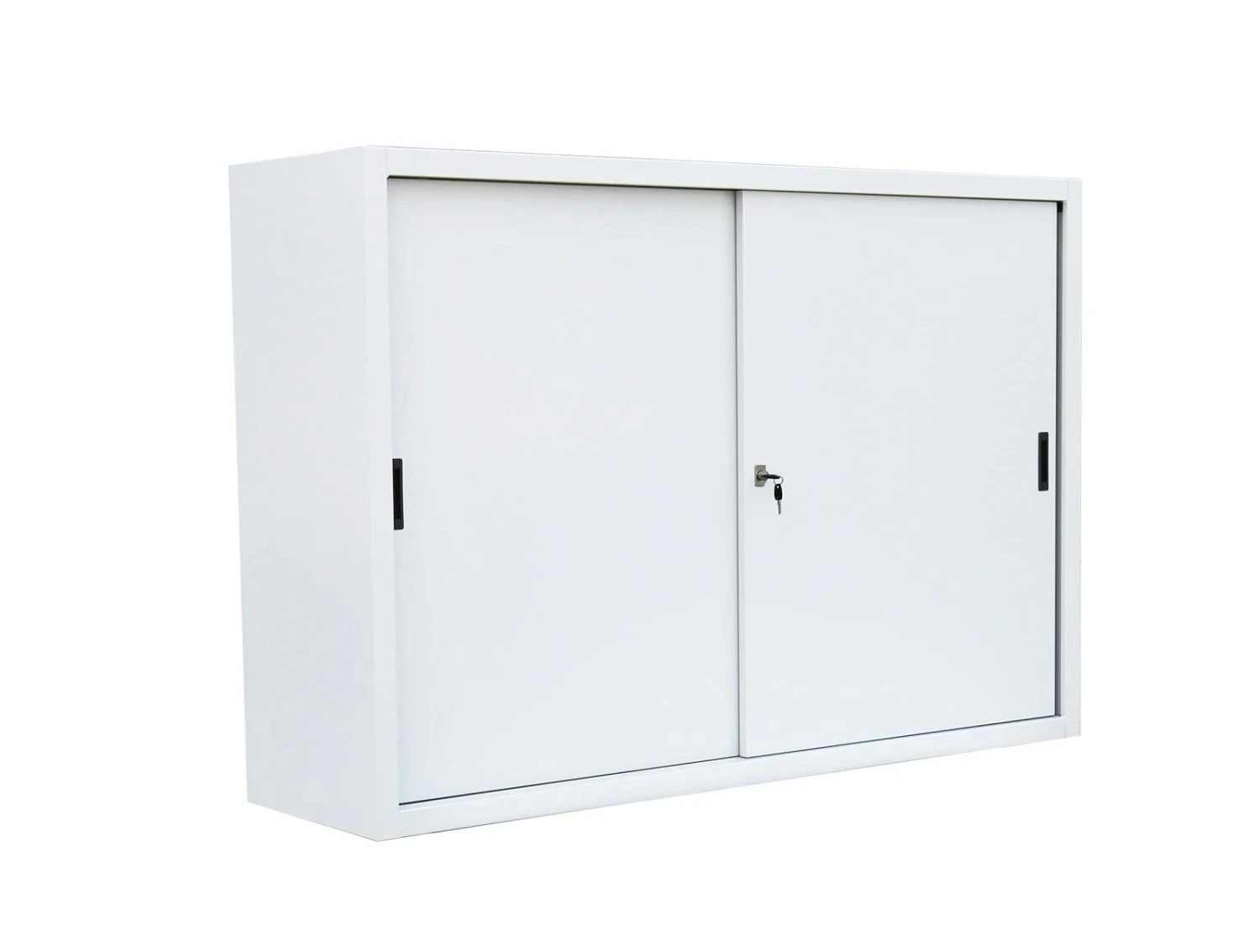 Großer Schiebetürenschrank Büro Aktenschrank Sideboard Aus Stahl Weiß 1090 X 1600 X 450 Mm (HxBxT) 550157 7 Großer Schiebetürenschrank Büro Aktenschrank Sideboard Aus Stahl Weiß 1090 X 1600 X 450 Mm (HxBxT) 550157 – Bild 7