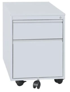 Rollcontainer Mit Hängeregistratur Lichtgrau 55x40x59 Cm