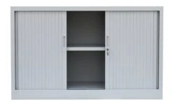 Querrollladenschrank Sideboard 100cm Breit Aktenschrank Rolladenschrank Grau 555100 -Büromöbel Geschäft 19cc68e4 dce1 497f b70c 4b0bebb04706 1