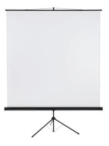 Stativleinwand, Bildmaß 2000x2000mm, Höhenverstellbar