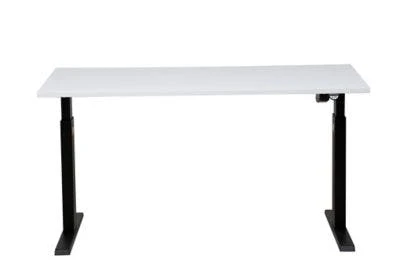 PROREGAL Elektrisch Höhenverstellbarer Schreibtisch Zebra | HxBxT 70-116x160x80 Cm | Schwarz-Buche 4 PROREGAL Elektrisch Höhenverstellbarer Schreibtisch Zebra | HxBxT 70-116x160x80 Cm | Schwarz-Buche – Bild 4