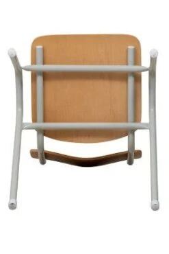 PROREGAL Stapelstuhl Antelope| HxBxT 80x38x41 Cm |Grau-Buche -Büromöbel Geschäft 2b5d83d4 e28e 49bd 9f69 421e743f302b