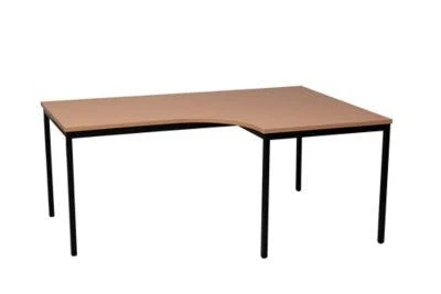 PROREGAL Bürotisch Wolf | Freiform | Winkel Rechts | HxBxT 75x180x80 Cm | Schwarz-Buche 6 PROREGAL Bürotisch Wolf | Freiform | Winkel Rechts | HxBxT 75x180x80 Cm | Schwarz-Buche – Bild 6