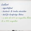 Whiteboard Schreibtafel U-Act, 40x60cm, Magnethaftend, Weiß,