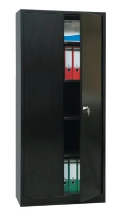 Aktenschrank Metallschrank Abschließbar Büroschrank Werzeugschrank 195 X 92,5 X 50cm Schwarz 530359 -Büromöbel Geschäft 41c86a5a 110e 4e7e a3a2 86eef9e395d6