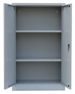 Stahl-Aktenschrank Aktenschrank Abschließbar Büroschrank Lichtgrau/Rot 120 X 80 X 38,3cm 530294 -Büromöbel Geschäft 47008802 c012 4c6c 8e5c f0ef133c4b6b