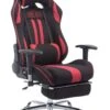 Racing Bürostuhl Limit V2 Stoff Mit Fußablage Schwarz/rot