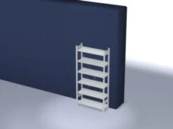 Büroregal, Eckregal, Fachl. 60kg, 6xStahlboden, Einseitig, Korpus Weiß, Ebenen Weiß -Büromöbel Geschäft 4ae02bf8 0056 46ac b8d4 2ea1a3f5036d