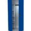 Flügeltürschrank Metallschrank Abschließbar Spindschrank Lichtgrau/Blau 1800 X 800 X 383 Mm 545521