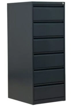 PROREGAL Karteischrank Mare| 6 Schubladen | HxBxT 132x53x62 Cm | Anthrazit -Büromöbel Geschäft 5a3a4910 82a7 48aa 99d2 a006d7340c1d