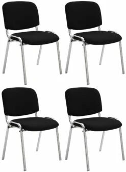 4er Set Stühle Ken C Stoff Braun -Büromöbel Geschäft 65614bd1 8e5f 4d50 9000 524721923ed0