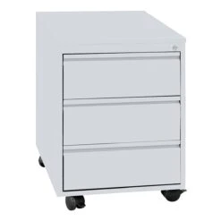 Rollcontainer Bürocontainer Mit 3 Schubladen Lichtgrau Maße: 55 X 40 X 59 Cm RAL 7035 Lichtgrau 505920 -Büromöbel Geschäft 66f1c1b3 585d 47dd a494 6cabdf7816c0