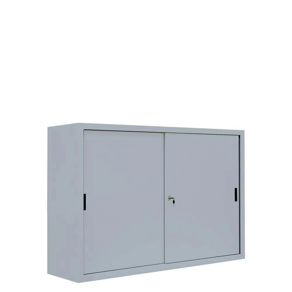 Großer Schiebetürenschrank Büro Aktenschrank Sideboard Aus Stahl Weiß 1090 X 1600 X 450 Mm (HxBxT) 550157 2 Großer Schiebetürenschrank Büro Aktenschrank Sideboard Aus Stahl Weiß 1090 X 1600 X 450 Mm (HxBxT) 550157 – Bild 2