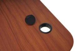 Schreibtisch HWC-D40, Computertisch, Elektrisch Höhenverstellbar 160x80cm 53kg ~ Natur, Grau -Büromöbel Geschäft 6e5690a2 eff7 4093 8584 7390b9ee80c8