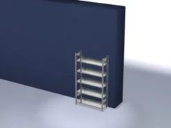 Büroregal, Eckregal, Fachl. 60kg, 5xStahlboden, Einseitig, Korpus Weiß, Ebenen Weiß -Büromöbel Geschäft 71c1b2ec fec3 4990 b2c0 5da424ddda83