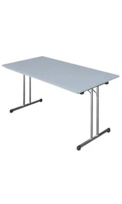 Klapptisch Besprechungstisch Kantinentisch Verkaufstisch Schreibtisch 140 X 70 Cm Gestell Chrom / Platte Buche-Dekor 350601 -Büromöbel Geschäft 749fa20d 8f51 47e8 ade6 d72e127858c4 4