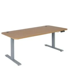 Stahl-Schreibtisch Für Unterbaucontainer (310320/310330) 160x80cm Schwarz-Ahorn 310162 -Büromöbel Geschäft 76dc3d72 7a32 4bb7 a02a dc4c34df4a12