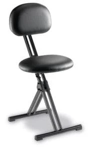 Klappbare Stehhilfe, Sitz Kunstleder Schwarz, Sitz HxBxT 540-900x370x210mm, Gestell RAL9005 4 Klappbare Stehhilfe, Sitz Kunstleder Schwarz, Sitz HxBxT 540-900x370x210mm, Gestell RAL9005 – Bild 4