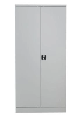 PROREGAL Garderobenspind Seal | HxBxT 195x92x42 Cm | Grau-Schwarz 2 PROREGAL Garderobenspind Seal | HxBxT 195x92x42 Cm | Grau-Schwarz – Bild 2