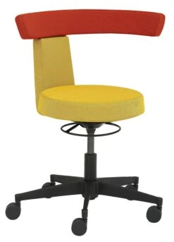 Mayer Sitzmöbel, Funktionsdrehhocker 1263, Gelb/Orange, 1263_619 -Büromöbel Geschäft 85e9128c 1aac 473d 9cbe 4c4867851184