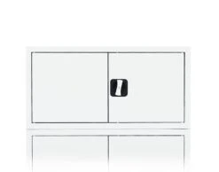 Aufsatzschrank Mit Flügeltüren Und Zylinderschloss Mit Drehgriff - 450 X 800 X 383 Mm - Signalweiß -Büromöbel Geschäft 8a1ac3fe 3b71 4124 a230 55824d9ae216