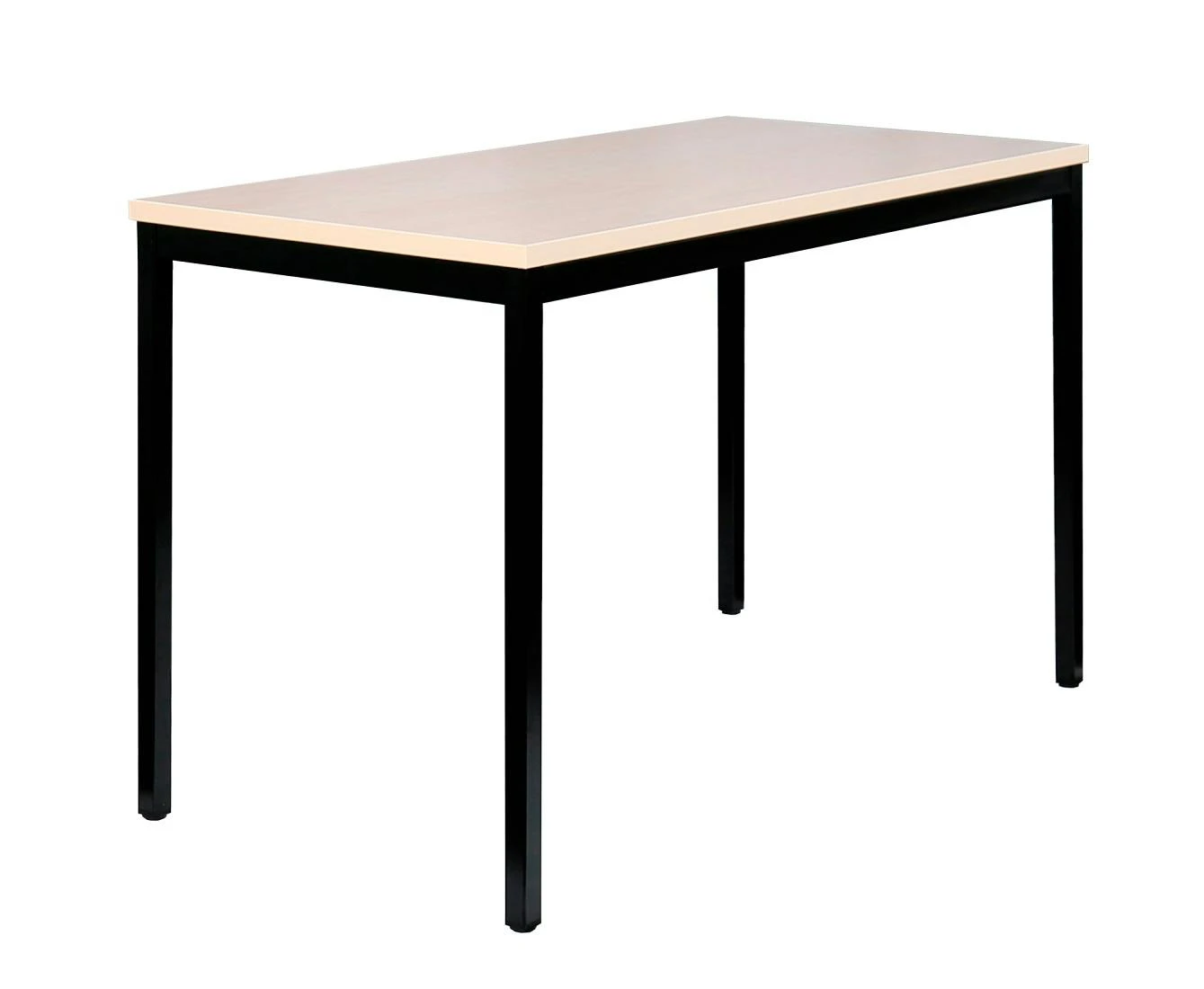 Schreibtisch Profi Besprechungstisch Computertisch 120 X 60 Cm RAL 9005 Schwarz/Ahorn Dekor 331022 1 Schreibtisch Profi Besprechungstisch Computertisch 120 X 60 Cm RAL 9005 Schwarz/Ahorn Dekor 331022