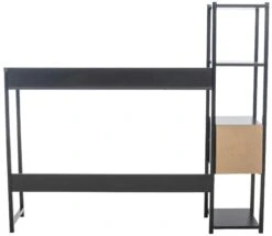 Schreibtisch Widnes Schwarz/schwarz -Büromöbel Geschäft 921c07a0 1b16 4352 a14a 4cd6b75be304