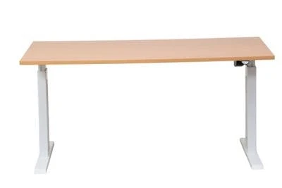 PROREGAL Elektrisch Höhenverstellbarer Schreibtisch Zebra | HxBxT 70-116x140x80 Cm | Schwarz-Buche 3 PROREGAL Elektrisch Höhenverstellbarer Schreibtisch Zebra | HxBxT 70-116x140x80 Cm | Schwarz-Buche – Bild 3