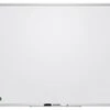 Whiteboard, HxB 1200x1600mm, Magnethaftend, Tafel Weiß, Ablageschale, Rahmen Alu, Silber