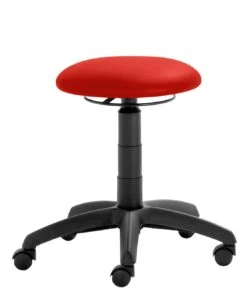 Mayer Sitzmöbel, Drehhocker 1282, Mohnrot, 1282S_RI_30571