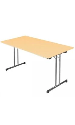 Klapptisch Besprechungstisch Kantinentisch Verkaufstisch Schreibtisch 140 X 70 Cm Gestell Chrom / Platte Buche-Dekor 350601 -Büromöbel Geschäft 9f089eda b3a4 461f 8e38 407386ef98c5 4