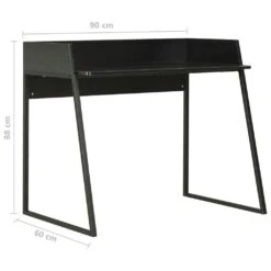 VidaXL Schreibtisch Schwarz 90x60x88 Cm -Büromöbel Geschäft 9f1942b8 ef4e 4c8a 8612 25093caca379