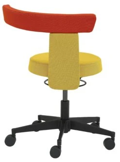 Mayer Sitzmöbel, Funktionsdrehhocker 1263, Gelb/Orange, 1263_619 -Büromöbel Geschäft a16059ee 2b62 4eda bdb1 148074d1e0da
