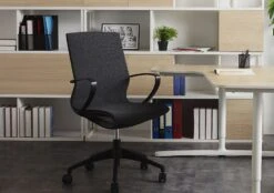 Mayer Sitzmöbel, Dreh- Und Besprechungsstuhl 2445, Anthrazit, 2445_614 -Büromöbel Geschäft adf3e993 6138 476d b034 473045936699