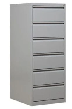 PROREGAL Karteischrank Mare| 6 Schubladen | HxBxT 132x53x62 Cm | Grau -Büromöbel Geschäft afb156a1 a233 4be5 a1bb 3e8b44ed4575