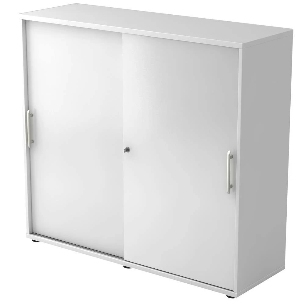 System Schiebetürenschrank BASIC, 3 OH, 1100 X 1200 X 400 Mm, Lichtgrau 2 System Schiebetürenschrank BASIC, 3 OH, 1100 X 1200 X 400 Mm, Lichtgrau – Bild 2