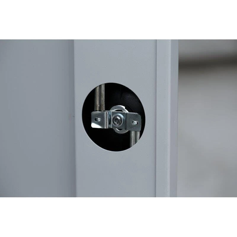 Stahl-Aktenschrank Metallschrank Abschließbar Büroschrank 100 X 80 X 38,3cm Weiß 530317 7 Stahl-Aktenschrank Metallschrank Abschließbar Büroschrank 100 X 80 X 38,3cm Weiß 530317 – Bild 7