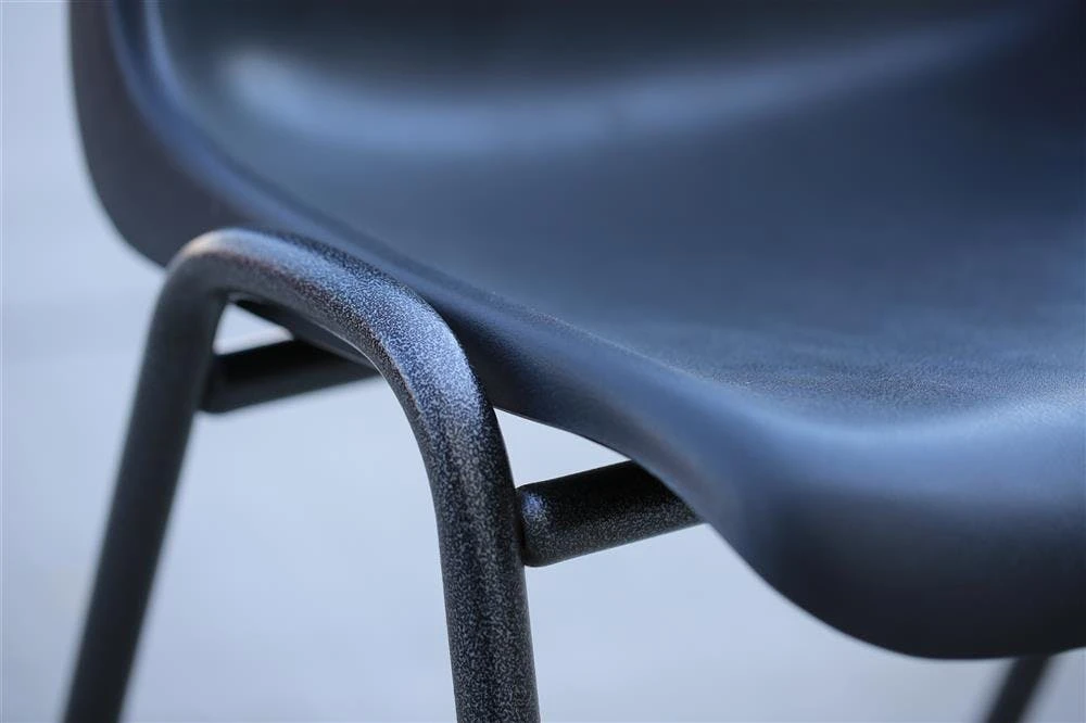 10x Formschalenstuhl Premium, 450/800 X 490 X 520 Mm, Schwarz/anthrazit 5 10x Formschalenstuhl Premium, 450/800 X 490 X 520 Mm, Schwarz/anthrazit – Bild 5