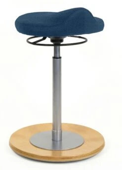Mayer Sitzmöbel, Pendelhocker Mit Tellersitz Rund 1110, Dunkelblau, 1110_N_30326 -Büromöbel Geschäft c171d6a0 014c 496d b8df 564a359ac23b