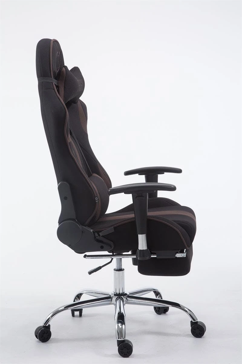 Racing Bürostuhl Limit V2 Stoff Mit Fußablage Schwarz/braun 6 Racing Bürostuhl Limit V2 Stoff Mit Fußablage Schwarz/braun – Bild 6