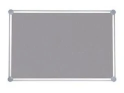 Pinntafel, HxB 900x1800mm, Pinnbar, Tafel Filz, Grau, Rahmen Alu, Silber -Büromöbel Geschäft c653d2c5 f6c9 4c11 aea1 ae73301529df