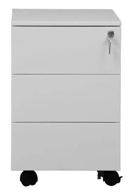 PROREGAL Rollcontainer Panther | 3 Schubladen| HxBxT 61x40x60 Cm | Grau 2 PROREGAL Rollcontainer Panther | 3 Schubladen| HxBxT 61x40x60 Cm | Grau – Bild 2