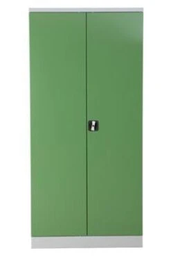 PROREGAL Stahlschrank Bee | HxBxT 195x92x42 Cm | Grau-Grün