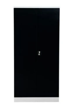 PROREGAL Stahlschrank Bee | HxBxT 195x92x42 Cm | Schwarz-Rot -Büromöbel Geschäft caffab5d 1d9f 4b4c b61d 75d1482d8904 1